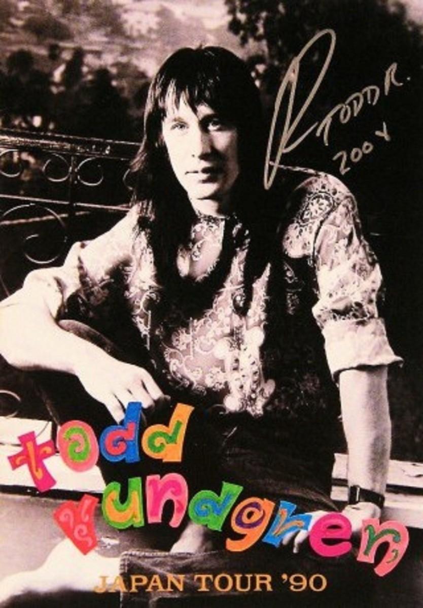 Todd Rundgren signed tour book