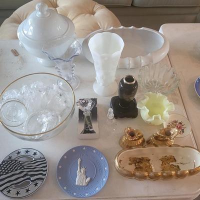 Milk Glass Lot