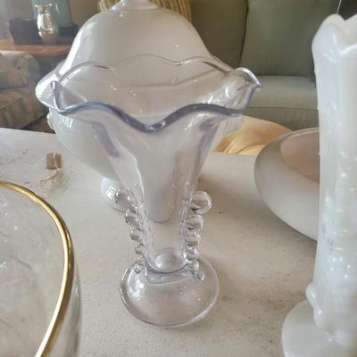 Milk Glass Lot