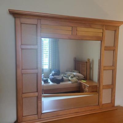 Holland House 7 Drawer Cabinet WIth Mirror
