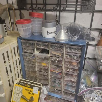 Complete Garage Cabinet Contents Lot