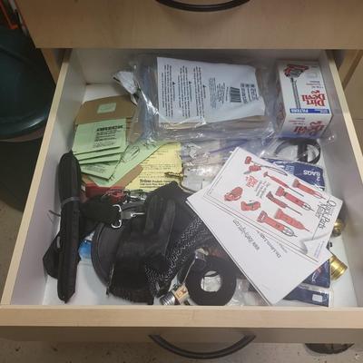 Complete Garage Cabinet Contents Lot