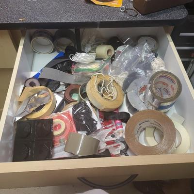 Complete Garage Cabinet Contents Lot