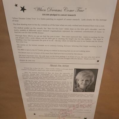 Brenda Harris Tustian Xmas Artwork, " When Dreams Come True "