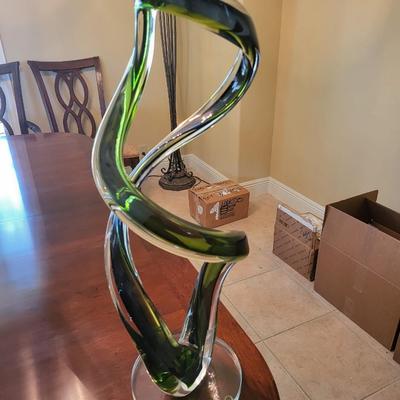Signed John Mc Donald Glass Sculpture