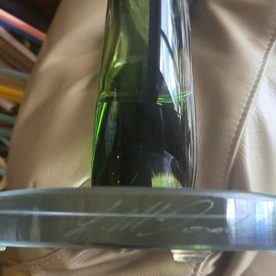 Signed John Mc Donald Glass Sculpture
