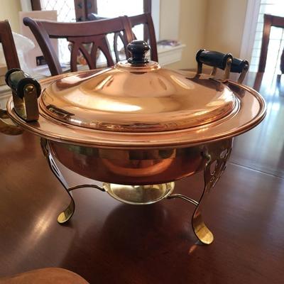 Silverplate Lot with Wood Fruit Bowl