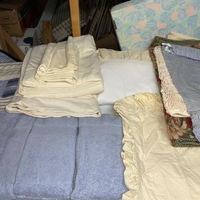 Towels And Bedding.
