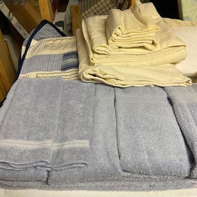 Towels And Bedding.