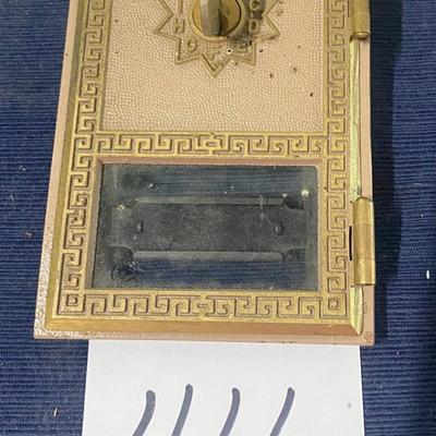 Vintage Safety Deposit Box Door