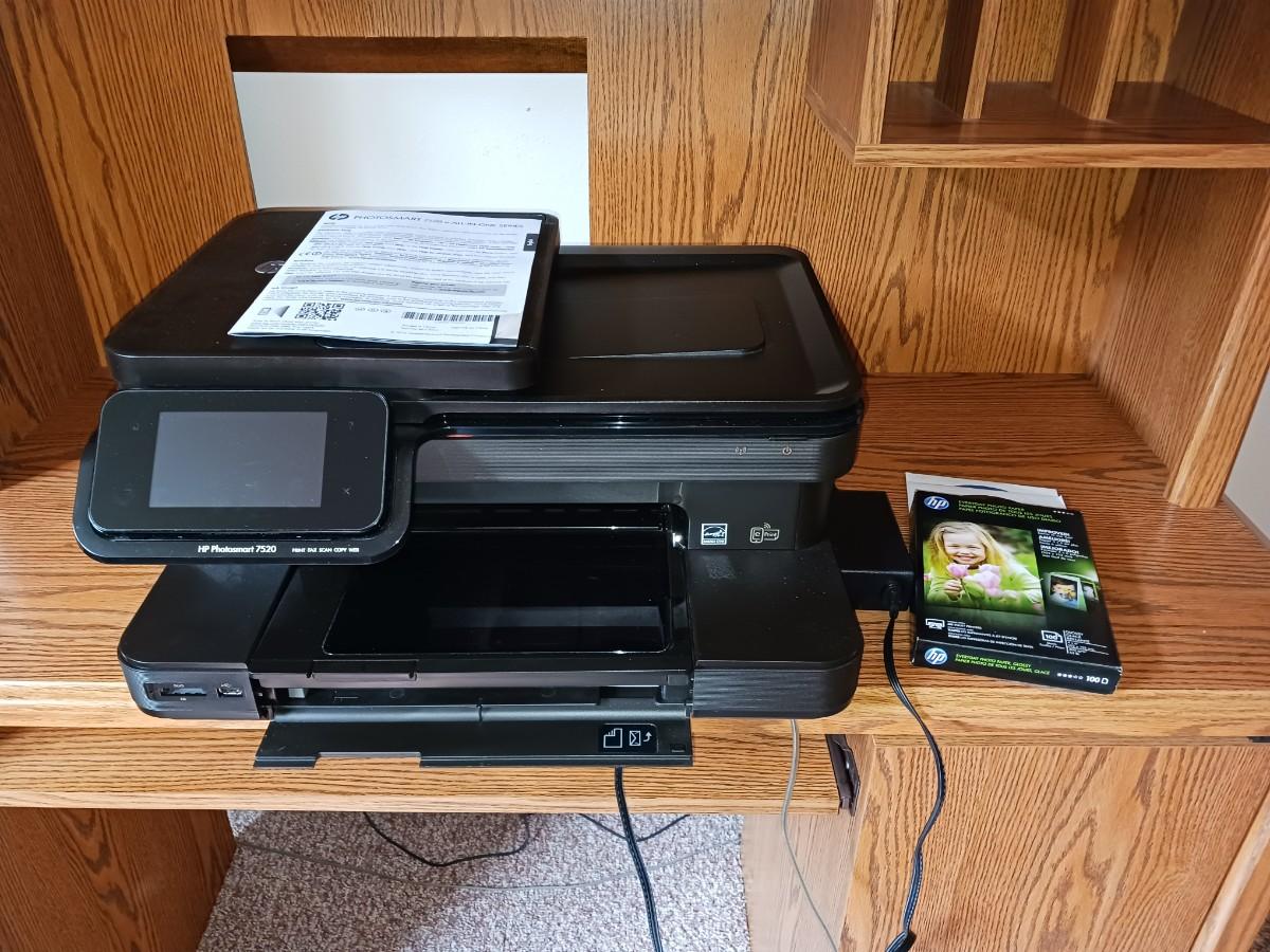 HP PHOTOSMART 7520 SOFTWARE AND PHOTOPAPER EstateSales