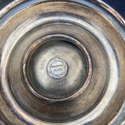 A Bunch of Shiny Golden Brass and Quadruple Silver Plated Basketey Plate Thing