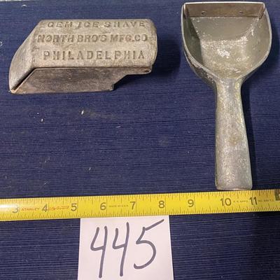 Vintage Ice Scrapper and Cup