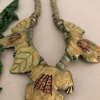 Various unique jewelry.