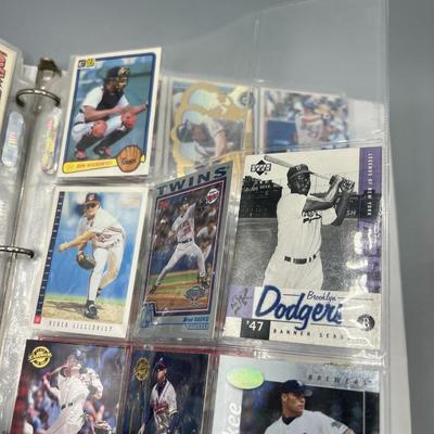 Three Ring Binder Filled with Vintage Late 1970s and 1980s Baseball Cards