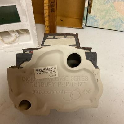 Department 56  â€œ TUTBURY PRINTERâ€