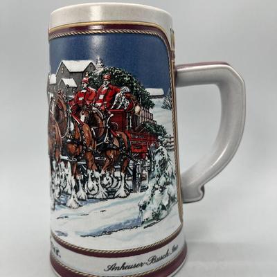 1989 Budweiser Collector Series Clydesdales Beer Stein