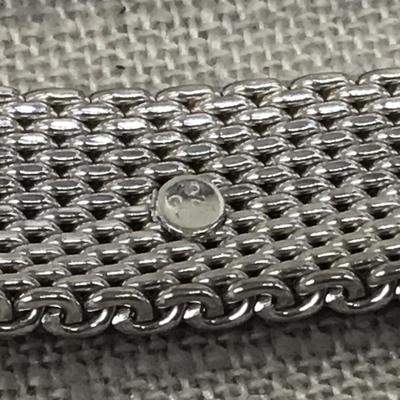 Heavy 925 Silver Mesh Bracelet