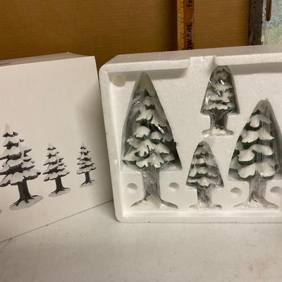 Department 56 â€œ VILLAGE PORCELAIN PINESâ€