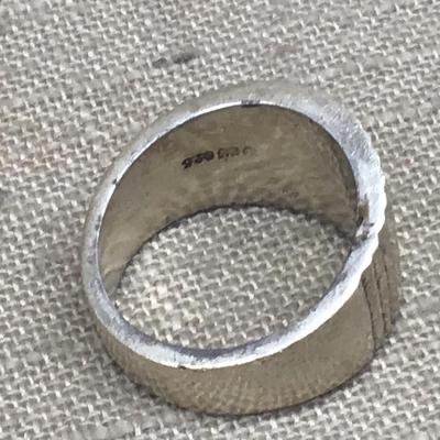 Ridged Sterling 925 Ring