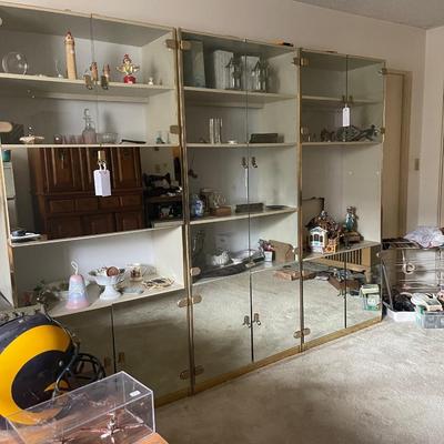 3-Section Pacific Design Center Display Cabinets