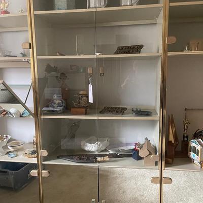 3-Section Pacific Design Center Display Cabinets
