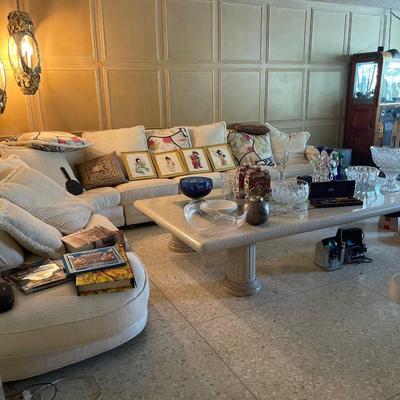 Huge White Custom Sofa