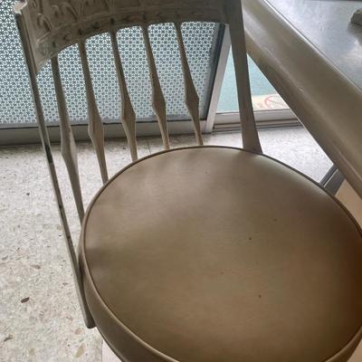 Set of Three MCM Swivel Bar Stools