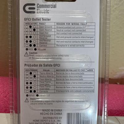 Commercial Electric GFCI Outlet Tester