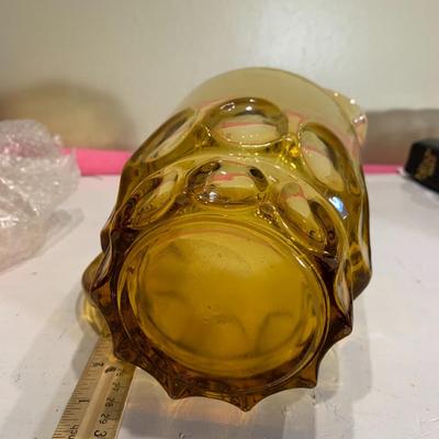 Vintage Amber Pitcher