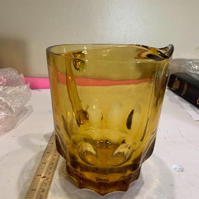 Vintage Amber Pitcher
