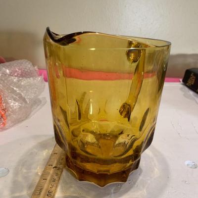 Vintage Amber Pitcher