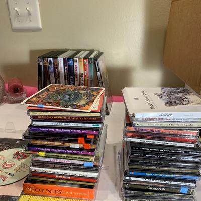 Huge Lot of CD's and DVD's.