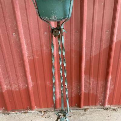 Vintage Hand Crafted Iron Planter