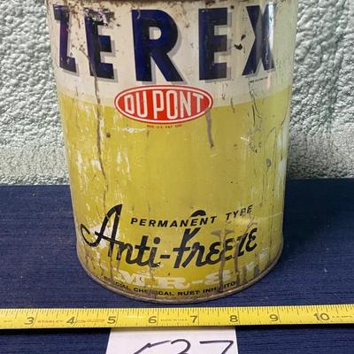 Vintage Zerex Collector Can