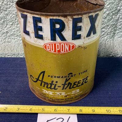 Vintage Zerex Collector Can