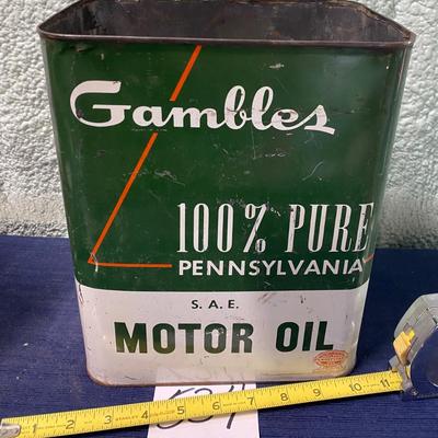 Vintage Collector Can