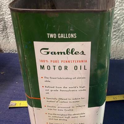Vintage Collector Can