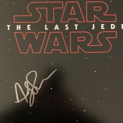 Star Wars: The Last Jedi Andy Serkis signed photo