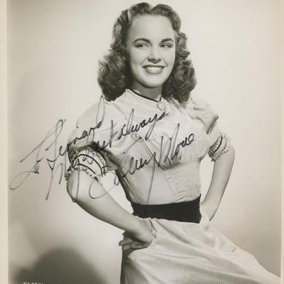 The Barefoot Mailman signed Terry Moore photo