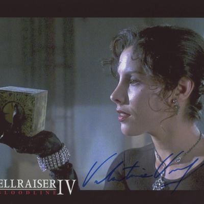 Hellraiser IV Valentina Vargas signed movie photo