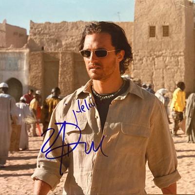 Matthew McConaughey signed photo