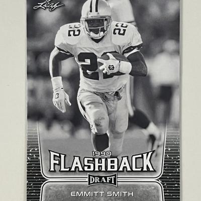 Dallas Cowboys Emmitt Smith 2020 Leaf Flashback #92 trading card