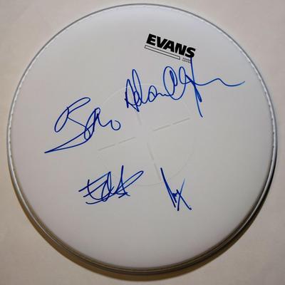 U2 signed drum head