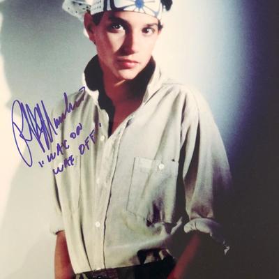 The Karate Kid Ralph Macchio signed photo. GFA Authenticated