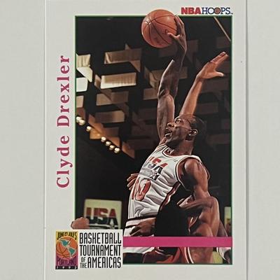 USA Basketball Clyde Drexler 1992 Skybox #338 trading card 