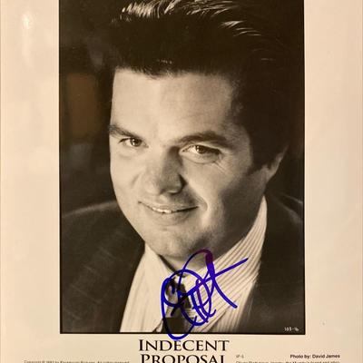Indecent Proposal signed movie photo