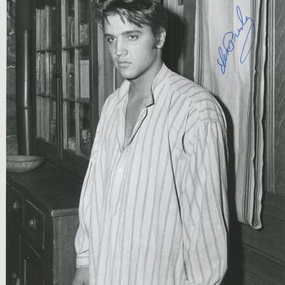 Elvis Presley signed photo