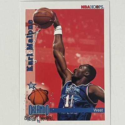 NBA All Star Karl Malone 1992 Skybox #311 trading card 