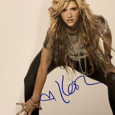 Kesha signed photo